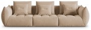 Beżowa sofa z materiału bouclé 332 cm Bloom – Micadoni Home