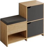 Szafka na buty Haven Oak and Anthracite