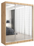 Szafa przesuwna - Debra 180 cm, dąb artisan