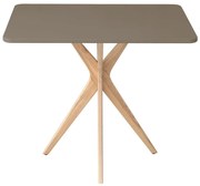 Stół CUTTI 55x80 brązowy/jesion RAGABA