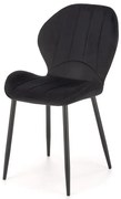 Krzesło tapicerowane K538 VELVET czarne HALMAR
