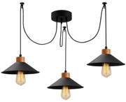 Żyrandol na lince MANAVGAT 3xE27/40W/230V pająk