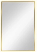 Złote lustro z podświetleniem ledowym 60x90 cm E5-R57