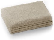 Beżowy bawełniany ręcznik kąpielowy frotte 70x140 cm Amari – Restilo