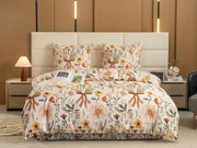 PrzytulneMieszkanie.pl PrzytulneMieszkanie.pl Pościel z mikrofibry FLORAL RIBBON kremowa Rozmiar pościeli: 70 x 90 cm | 140 x 220 cm