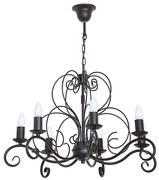 Żyrandol na łańcuchu MAURO 7xE14/60W/230V