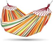 Dwuosobowy w paski hamak ogrodowy K0-K14