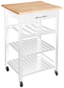 Wózek do kuchni drewniany