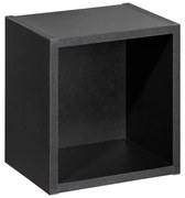 Półka wisząca NOVA BLACK 83-27-Q 27x25cm czarna COMAD