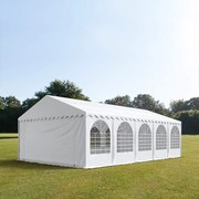 TOOLPORT XXL 5x10m Namiot imprezowy - 2,6 m wysokość ścian bocznych, PVC 800, biały - (8531BL)