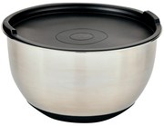 Wielofunkcyjna miska z silikonową pokrywą i skalą do odmierzania składników, 24 x 24 cm