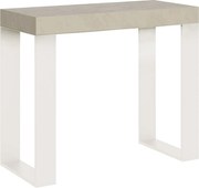 Konsola rozkładana 90x40/300 cm Tecno telaiKaszmir rama w kolorze Białym