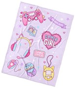 BedTex Kocyk dziecięcy Gamer Girl, 130 x 170 cm