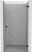 Mexen Lunar-B drzwi prysznicowe uchylne prawe 60 cm, transparent, czarne - 832-060-000-70-00-P
