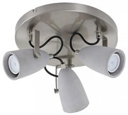 Briloner 2529-032 - LED Oświetlenie punktowe THIMBLE 3xGU10/5W/230V beton