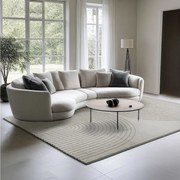 Dywan Elisa Geometryczny design, Szary, 120 x 160 cm