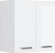 Szafka ścienna biały wysoki połysk 60x31x60 r-line