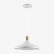 Lampa Sufitowa Wisząca Z Żelaza Lenorita Biała - Sklum