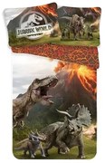 Dziecięca pościel bawełniana Park Jurajski, 140 x 200 cm, 70 x 90 cm