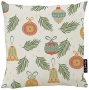 Poszewka na poduszkę ze świątecznym motywem 45x45 cm Retro Cute Ornaments – Butter Kings