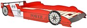 Czerwone łóżko dziecięce w kształcie auta B1-S05