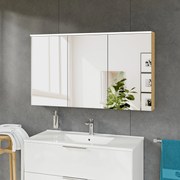 Szafka łazienkowa SOLO z oświetleniem LED i lustrem 120 cm