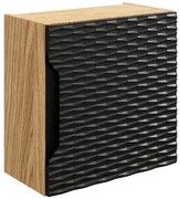 Czarna nowoczesna szafka łazienkowa T7-R62