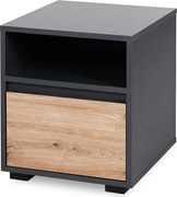 Szafka nocna DALIA 42cm antracyt/dąb LITTLE SKY
