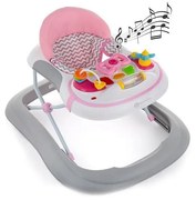 PETITE&MARS - Chodzik dla dzieci z muzyka MONTY rózowy