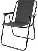 Składane krzesło kempingowe czarny