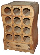 Koniakowa szafka na wino liczba butelek 12, 41,5x61 cm – Deco Pleasure