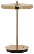 Lampa stołowa LED ze ściemniaczem w kolorze złota z metalowym kloszem (wysokość 31 cm) Asteria Move – UMAGE