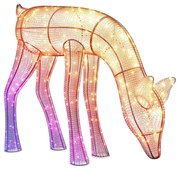 Twinkly TW3RD140SPP-TEU - LED RGBW Ściemnialny zewnętrzny renifer 160xLED IP44 Wi-Fi