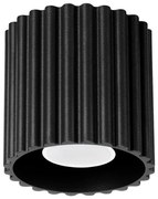 Sollux SL.1784 - Oprawa punktowa AURA 1xGU10/10W/230V 10 cm czarna