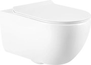 Mexen Carmen miska wc Rimless z deską wolnoopadającą slim, duroplast, biała połysk - 3088L4000