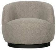 Jasnoszary fotel Wolly – BePureHome