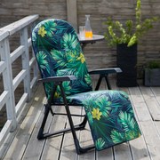 Fotel ogrodowy z podnóżkiem Galaxy Plus Black Edition G051-02IB PATIO