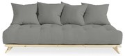 Sofa z szarym obiciem Karup Design Senza Natural/Grey