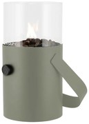 Oliwkowa lampa gazowa Cosi Original, wys. 30 cm