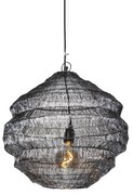 Orientalna lampa wisząca czarna 45 cm x 40 cm - Vadi