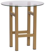 Okrągły stolik ze szklanym blatem ø 40 cm Elevate – Hübsch