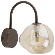 Kinkiet LAVA 1xG9/8W/230V brązowy/przydymiony beż