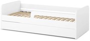 Białe łóżko dziecięce ze stelażem 80x200 cm Duuli – ELTAP