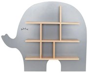 Srebrna półka dla dzieci w kształcie słonika W9-S25