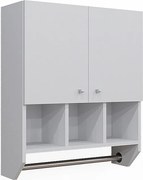 Szafka łazienkowa biały 59.2x22x70.5 fynn