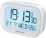 Sencor SDC 2200 zegar z budzikiem, biały