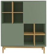 Zielony regał 118x138 cm Color Living – Tom Tailor