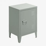 Stolik Pomocniczy Z Szafką Z Stali Pohpli Awokado - Sklum