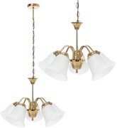 Lampa Wisząca Vintage APP959-5CP  Złota