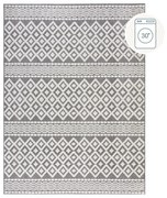 Szary dywan z szenilu odpowiedni do prania 80x160 cm Jhansi – Flair Rugs